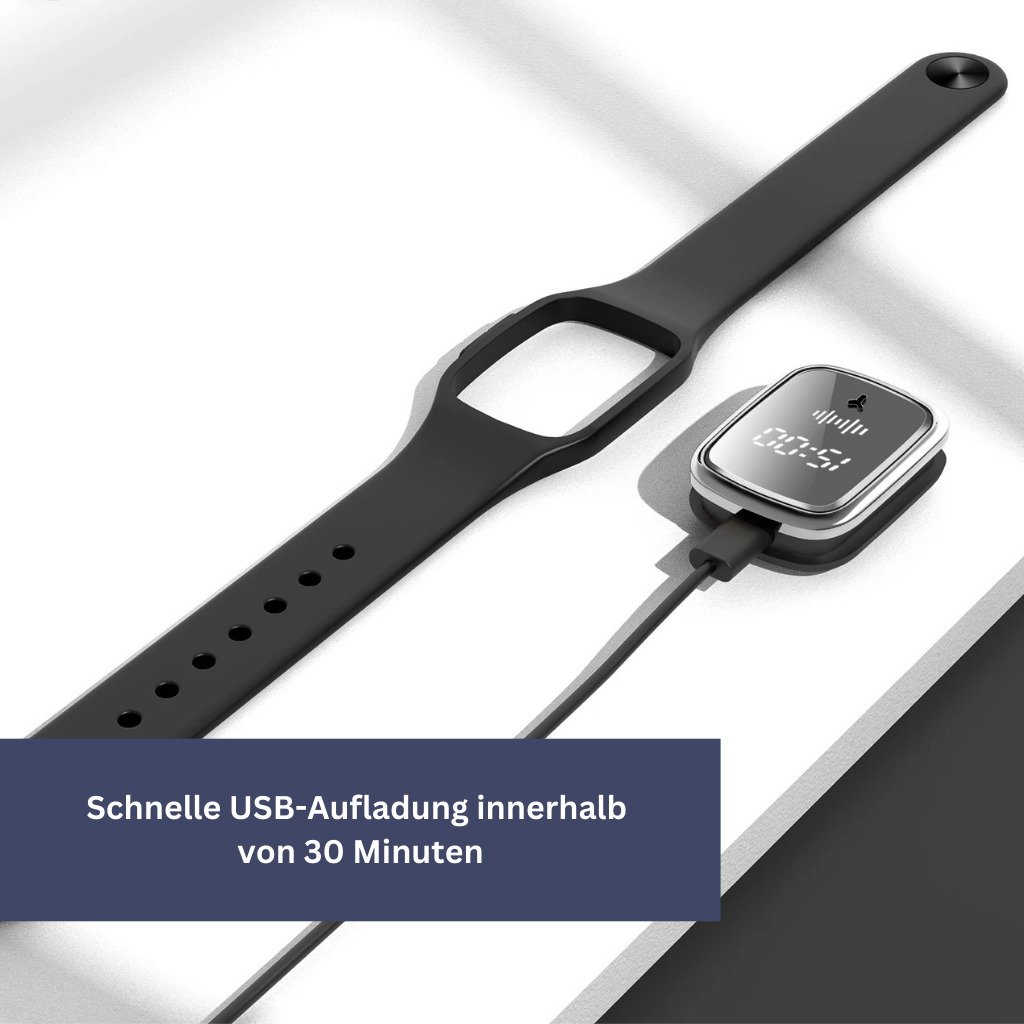 MosquitoSafe Ultrasonic Bracelet with LED Indicator