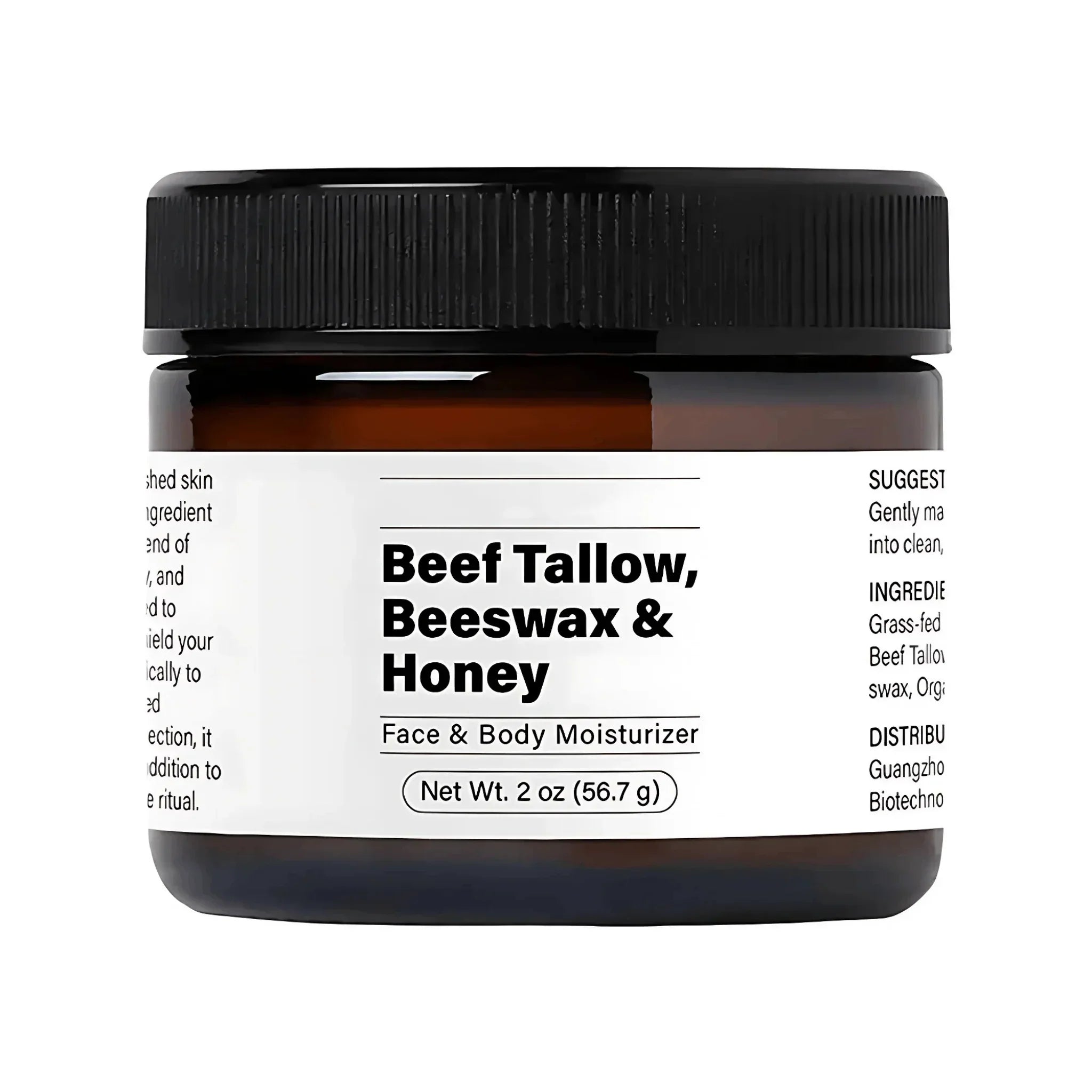 Beef Tallow Moisturizer with Beeswax & Honey – 2-in-1