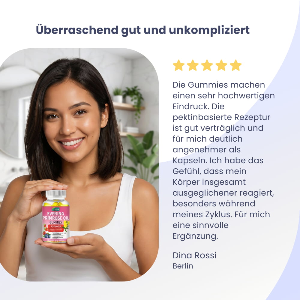 Evening Primrose Oil Gummies – For Skin & Hormonal Balance