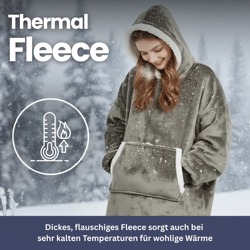 Heat Miracle – Hoodie Blanket with Sleeves