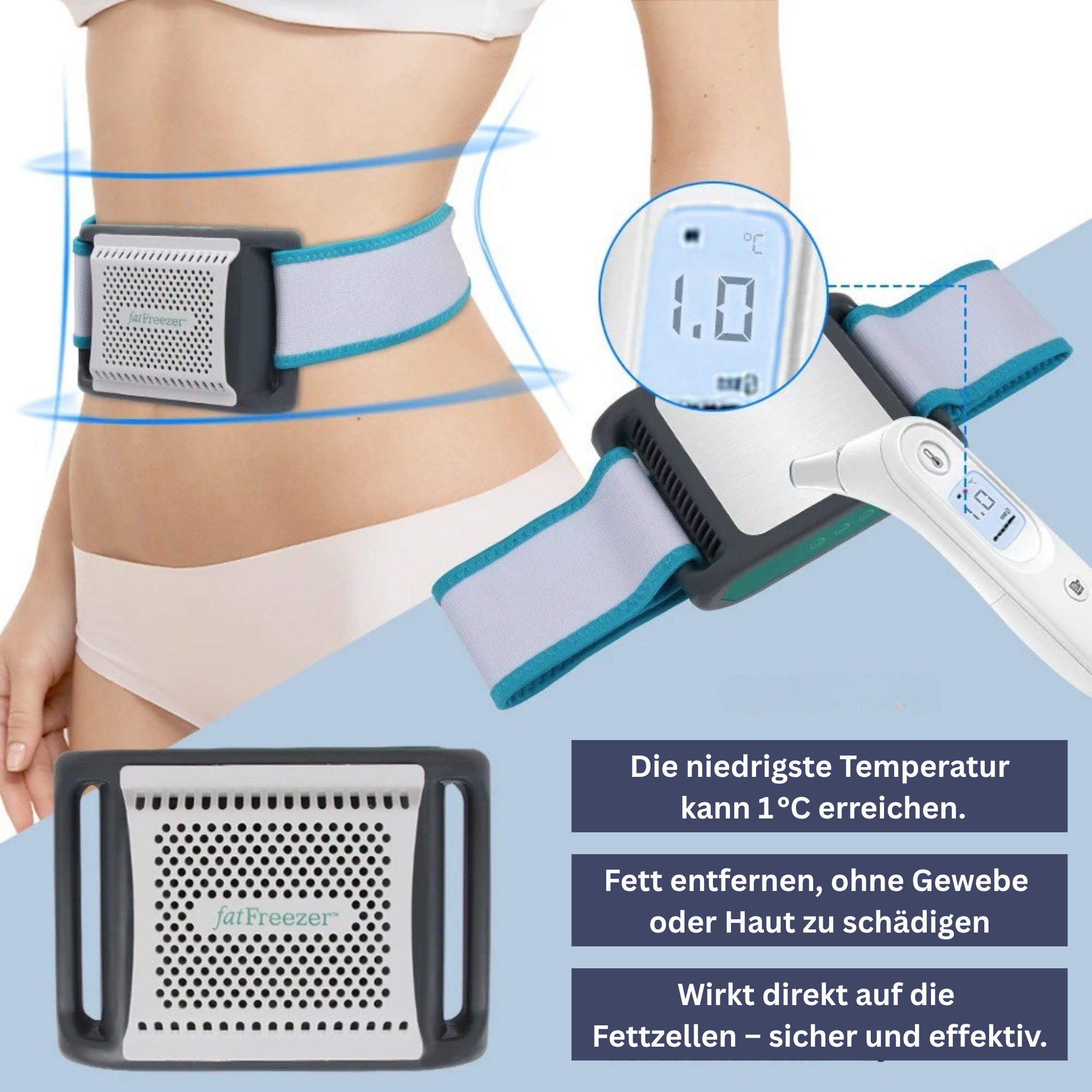 IceContour - Massagegerät für Bauch & Cellulite