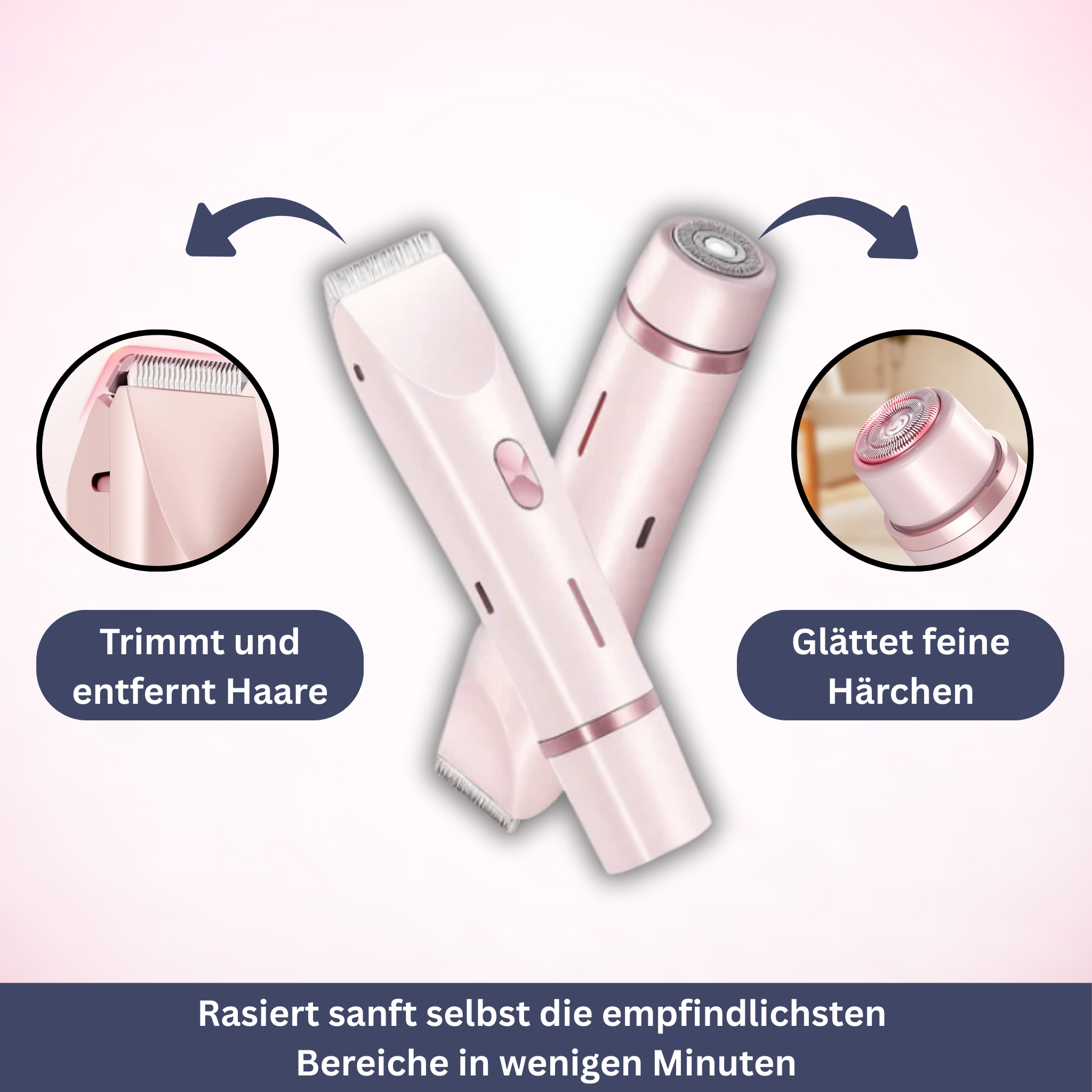 Mini Electric Shaver & Epilator for Women