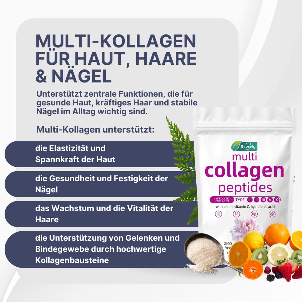 Multi-Collagen Peptide Powder for Skin, Hair & Nails