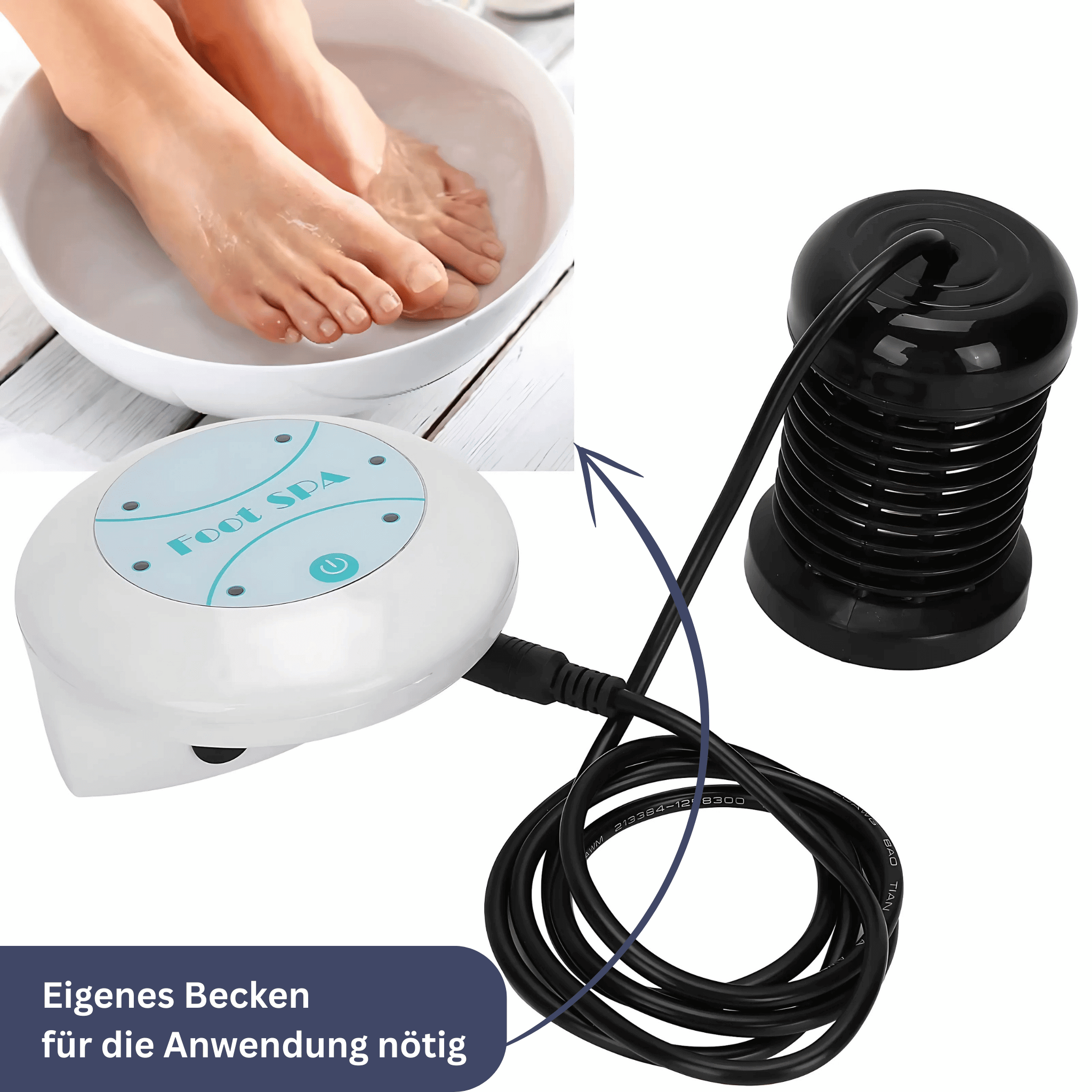 PureStep – Your mobile detox foot bath for home use