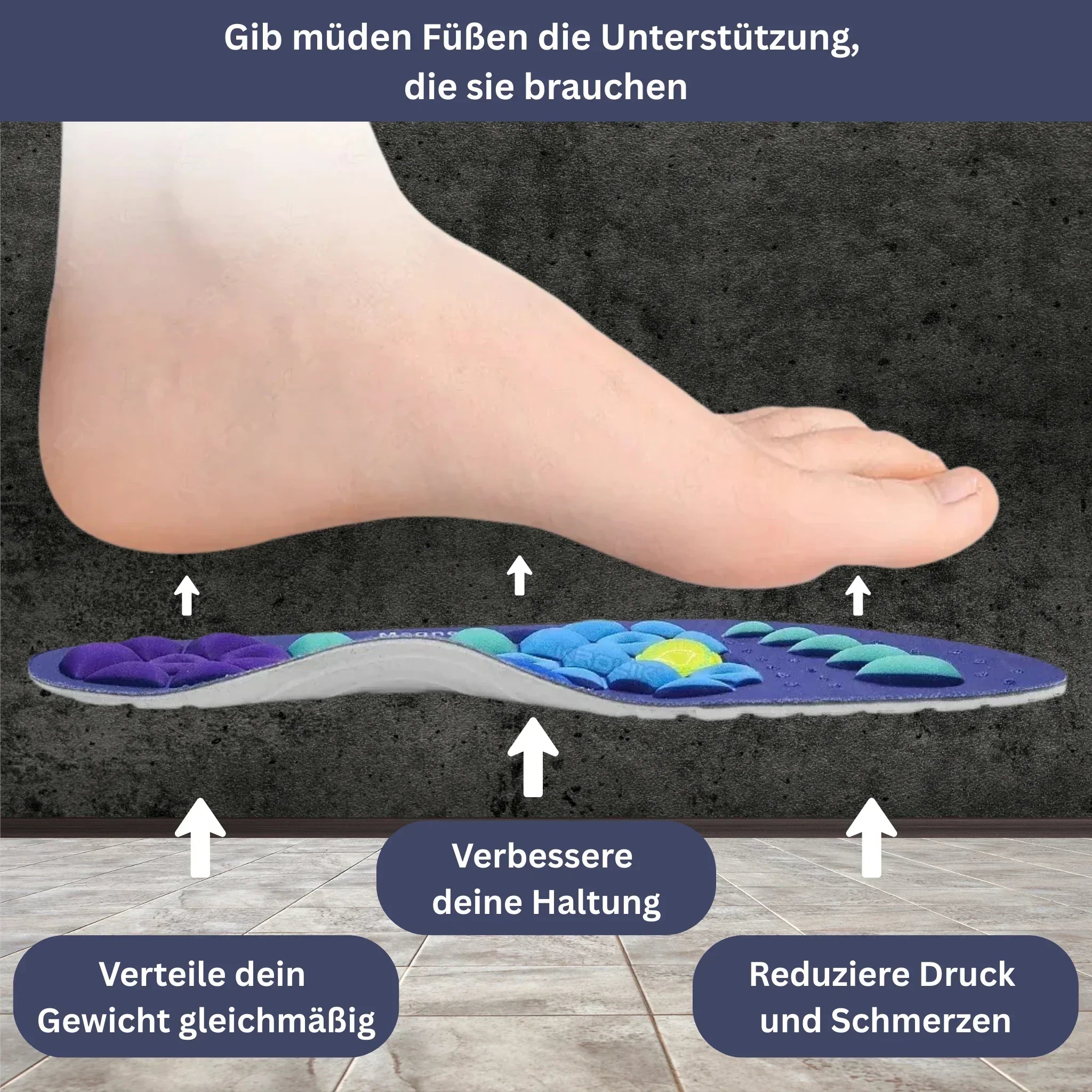 Sports Insoles with Magnetic Therapy